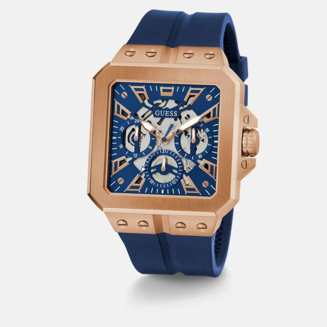 Male Blue Analog Stainless Steel Watch GW0637G3