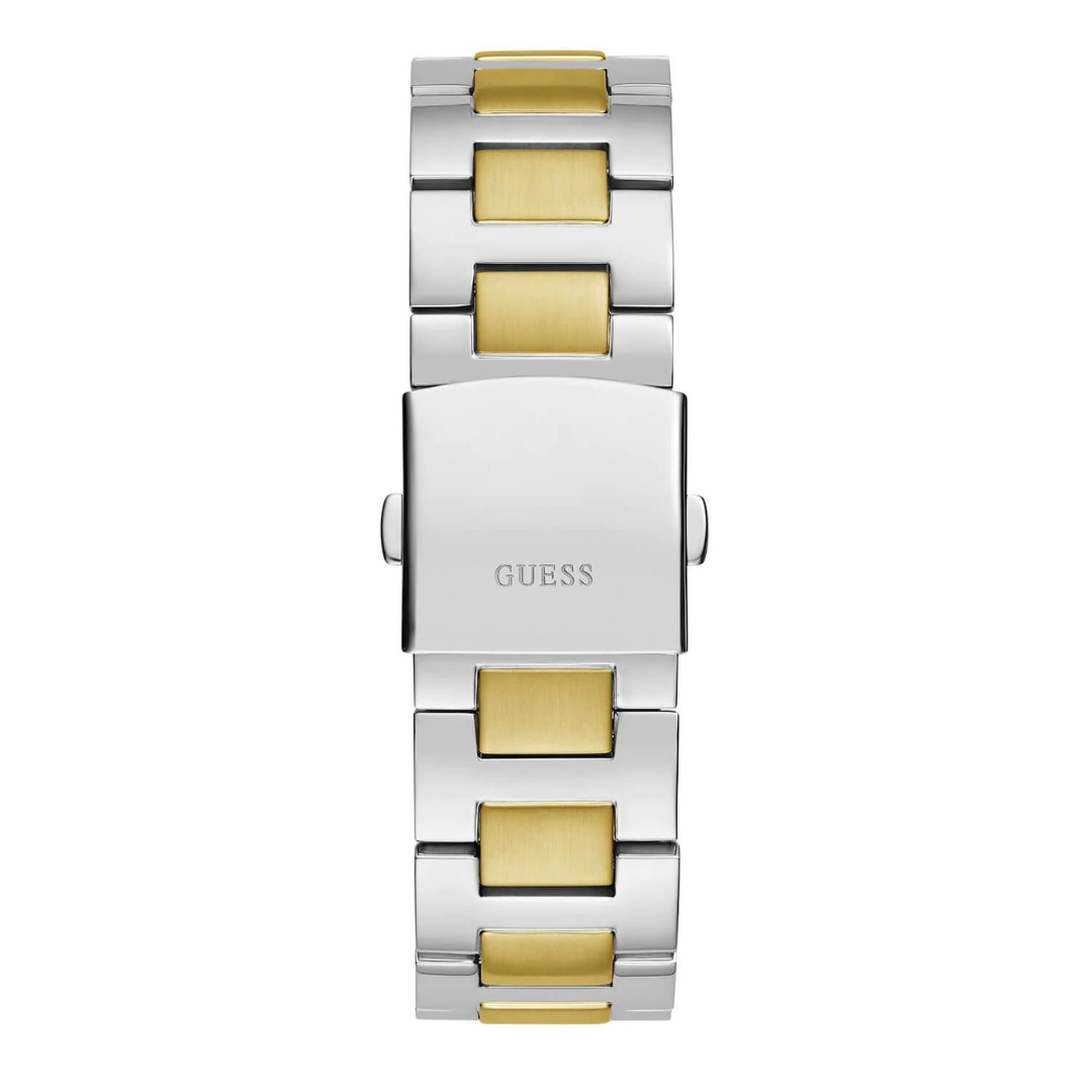 GUESS Silver And Gold Equity Blue Link Watch GW0703G3