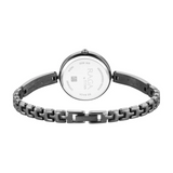 Titan Raga Viva Quartz Analog Black Dial Grey Metal Strap Watch for Women 2606QM04