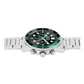 ALBA Midnight Black Dial with Black+Green Bezel Chronograph AT3J39X1