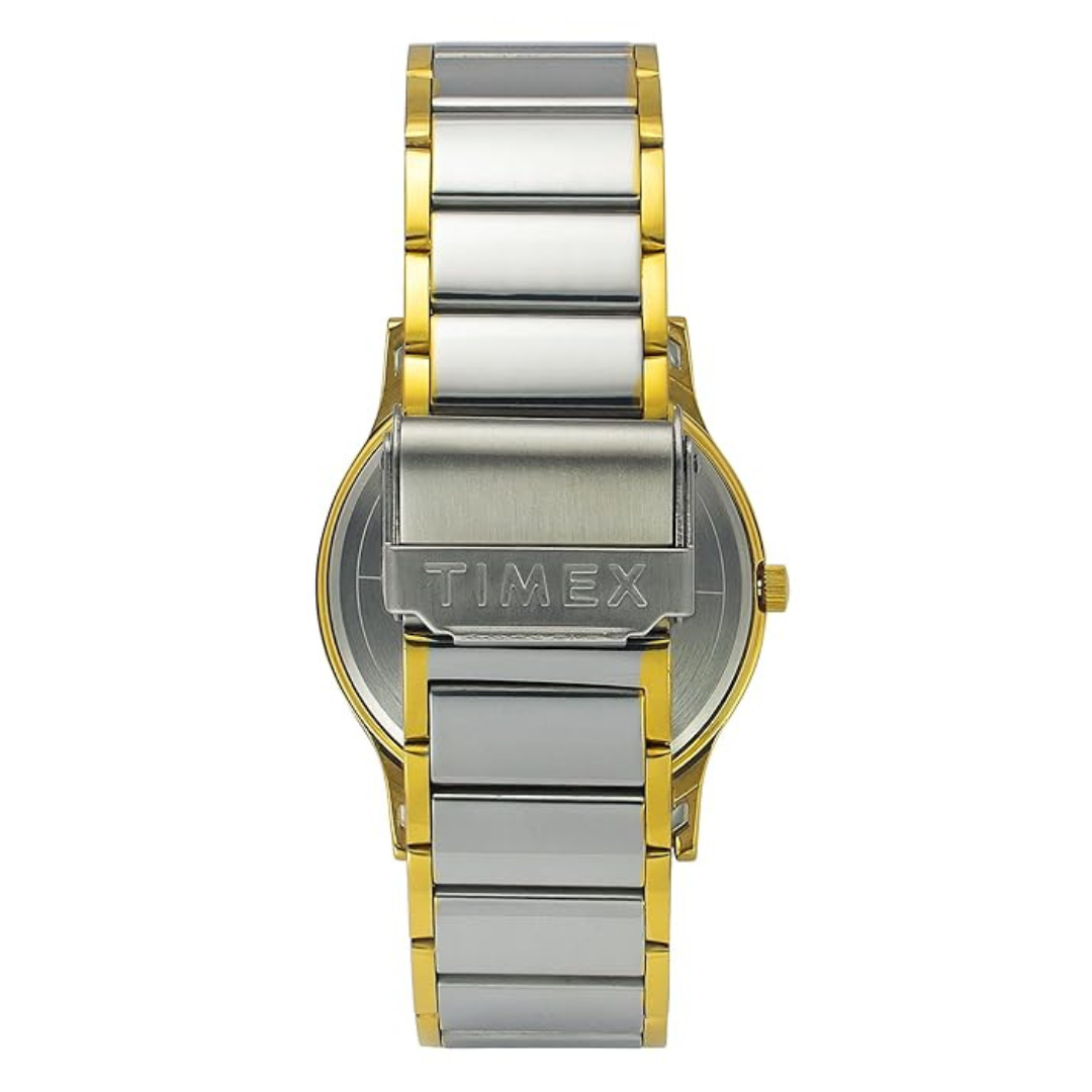 Timex Men Blue Round Analog Dial Watch- TW000R449