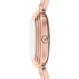 Fossil Genevive Rose Gold Quartz Stainless Steel Watch - ES5507