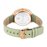 Titan Neo Quartz Multifunction White Dial Leather Strap Watch for Women 2651WL09