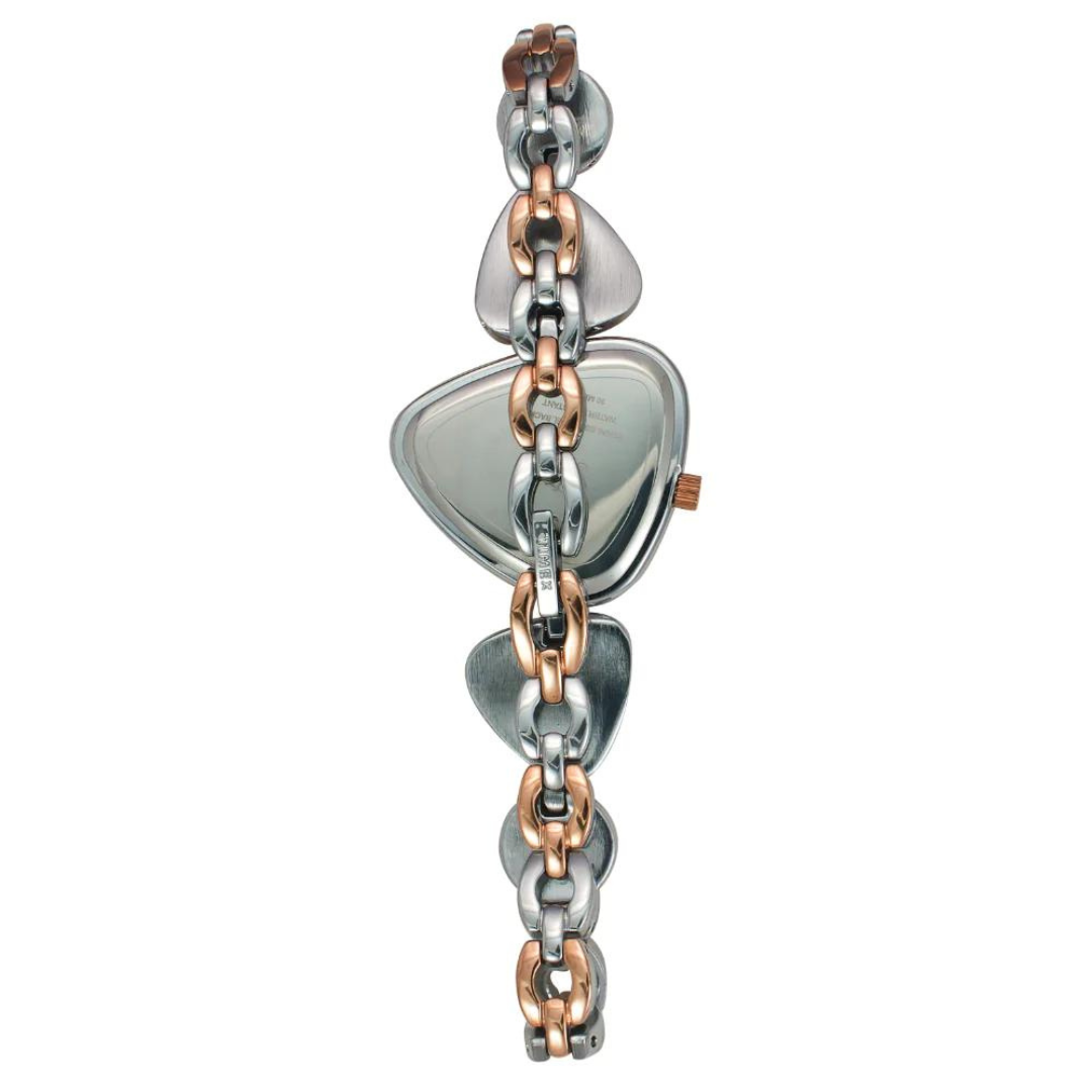 Timex Women Pink Triangle Analog Dial Watch- TWEL17700