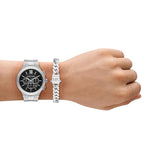 Michael Kors Billie Quartz Chronograph Men 44 mm MK9272SET with Bracelet
