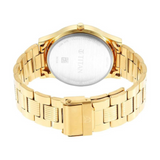 Titan Quartz Analog Champagne Dial Watch for Men - 1650YM09