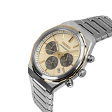 Seiko Chronograph with Textured Champagne Dial - HGK001P1