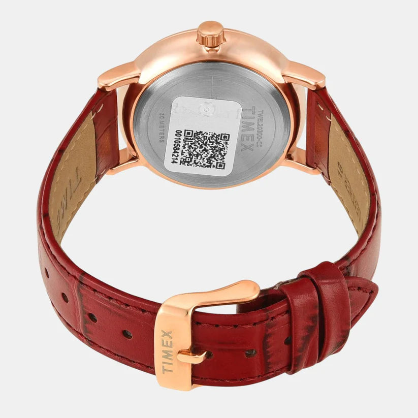 Timex | Cosmic Typography Black Dial Women's Watch - TWEL20300