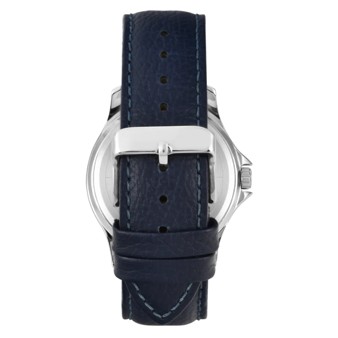 Timex Men Blue Round Analog Dial Watch- TW000X132