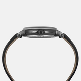 Timex E Class Male Black Analog Leather Watch TWEG16720