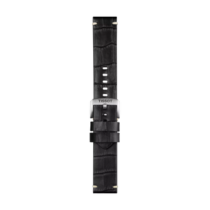 Tissot Official Black Leather Strap Lugs 22 mm - T852.046.775 - KRISHNA WATCH COMPANY