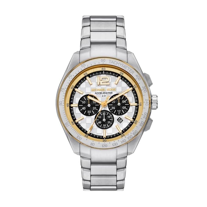 Michael Kors Accelerator 2.0 Silver Watch MK9188 - KRISHNA WATCH COMPANY