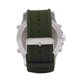 Fastrack Quartz Analog Digital Grey Dial Silicone Strap Watch for Guys