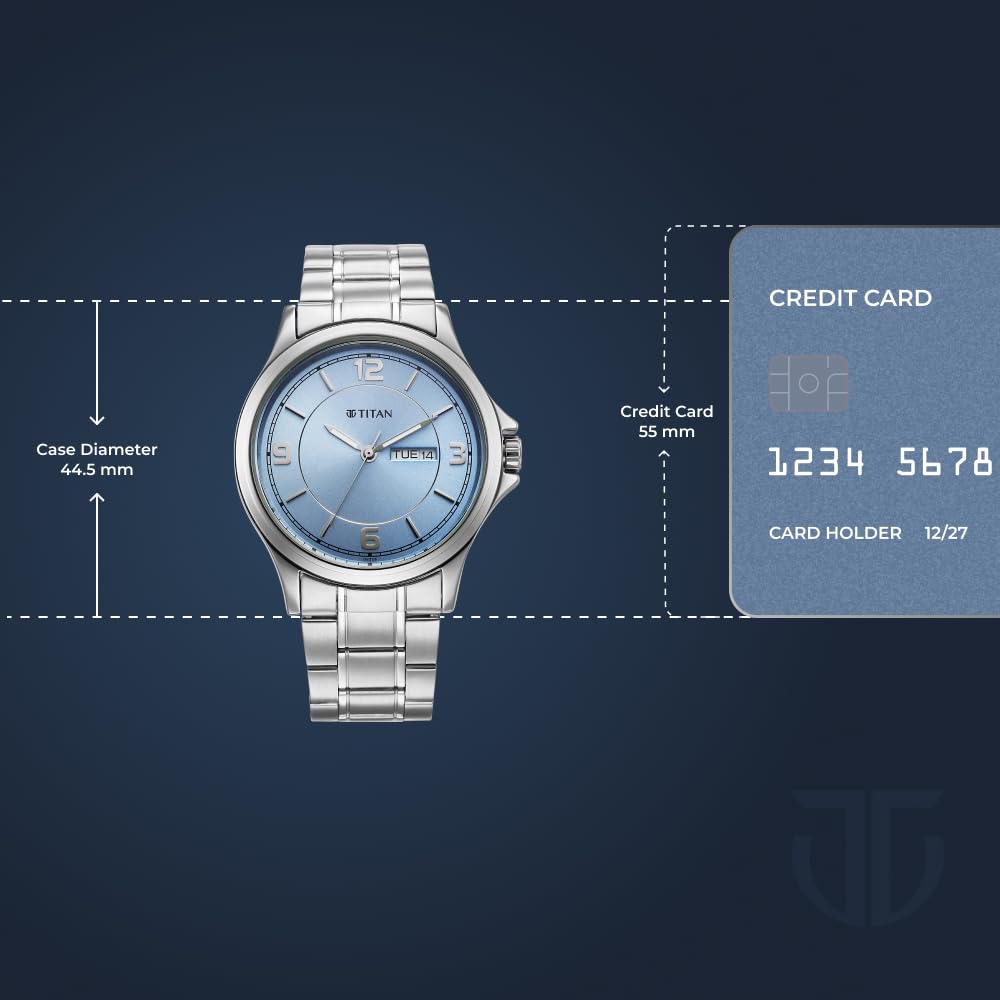 Titan Neo Arabic Analog Strap Watch for Men 1870sm07