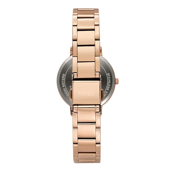 TIMEX Brown Round Dial Analog Women's Watch - TWEL18721
