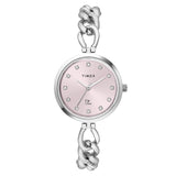 Timex Fria Round 30mm Pink Dial Analog Women Watch - TWEL23800