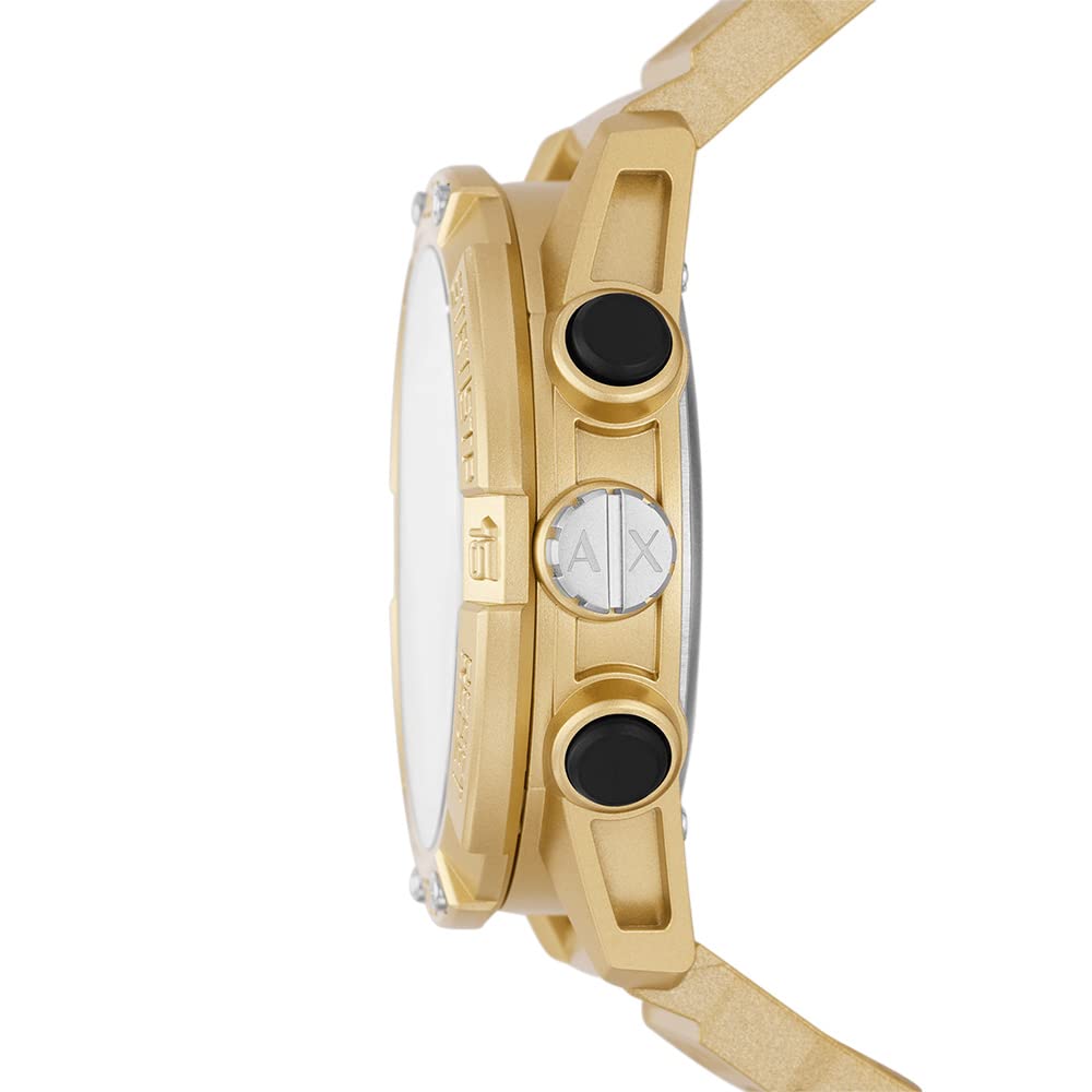 Armani Exchange Digital Gold Dial Men's Watch-AX2966
