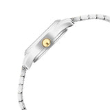 Titan Lagan Silver Dial Metal Strap Watch - NT2656BM01