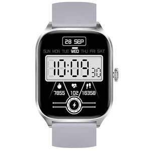 TIMEX iConnect Calling+ 2.01” TFT Display with 240x296 Pixel Resolution|Functional Crown|Bluetooth Calling|AI Voice Assist|100+ Sports Modes|100+ Watchfaces|Upto7 Days Battery(Normal Usage)-TWIXW502T - KRISHNA WATCH COMPANY