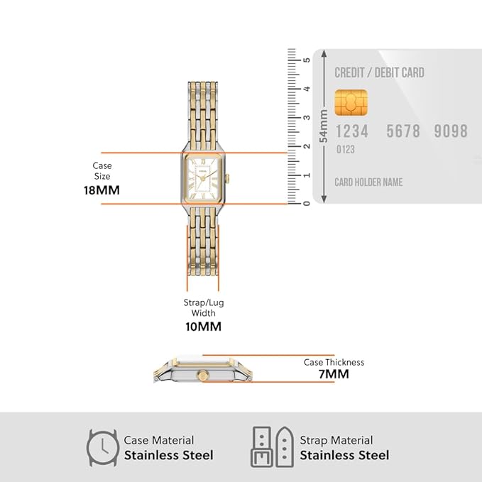 Fossil Raquel Quartz Women 18 mm ES5468