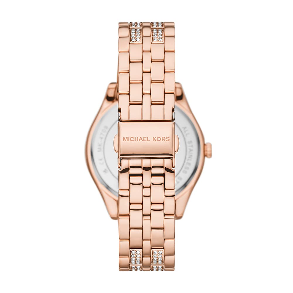 Michael Kors Harlowe Analog Rose Gold Dial Women's Watch - MK4710 - KRISHNA WATCH COMPANY