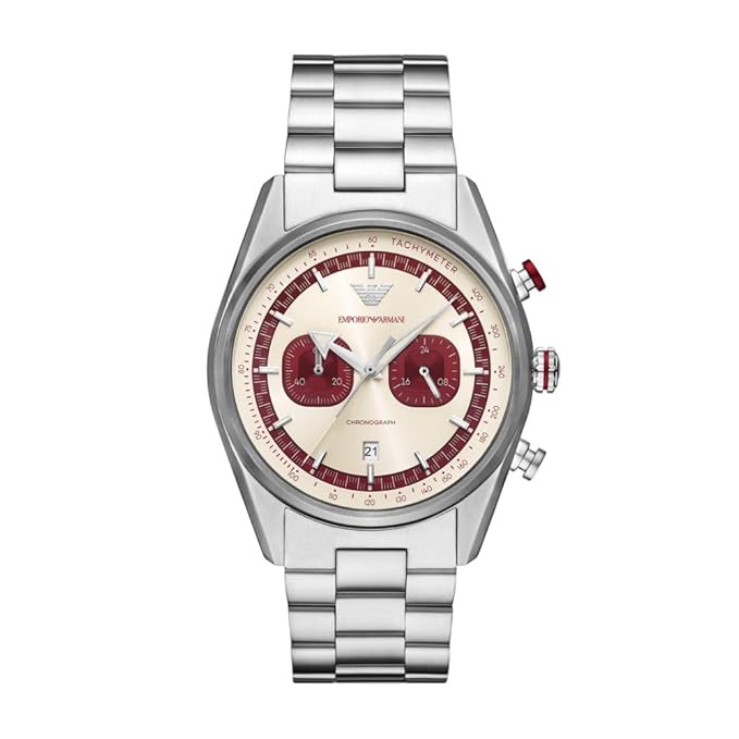 Emporio Armani Analog Multicolor Dial Men's Stainless Steel Watch-AR11645