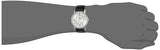 Titan Silver Dial Black Leather Strap Watch NN1639SL03