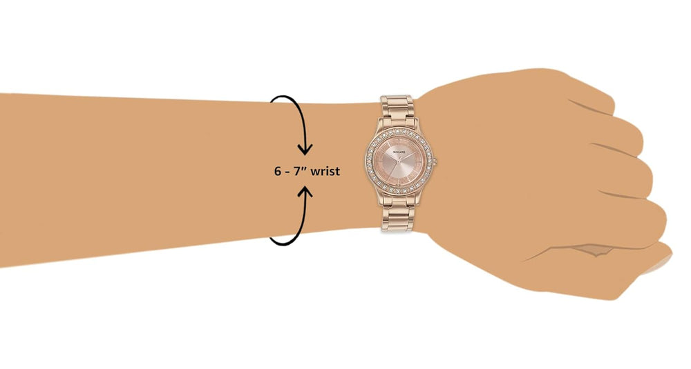 Sonata Blush It Up Rose Gold Dial Women Watch 8123wm03 - KRISHNA WATCH COMPANY
