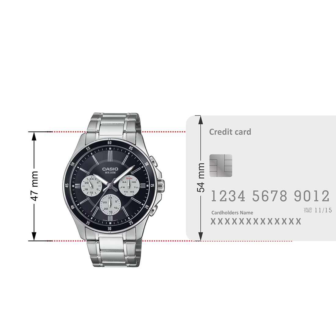 Casio ENTICER MEN MTP-1374D-1A3VDF - A2345