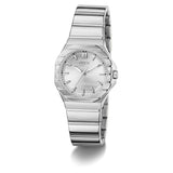 GUESS Square 30mm Silver Dial Analog Women Watch - GW1110L1