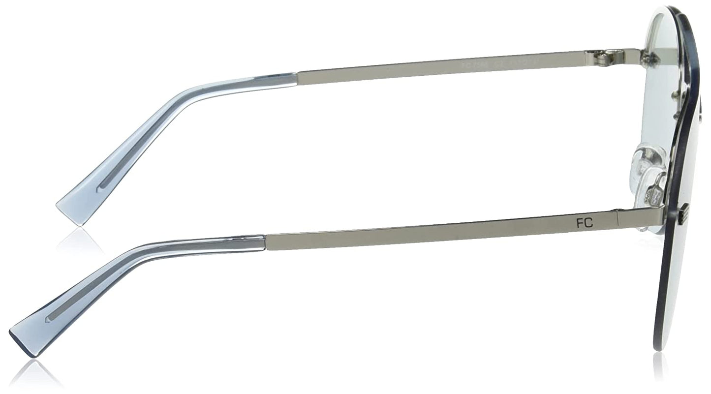 French Connection Men's Aviator sunglasses Silver Frame FC 7566 C2