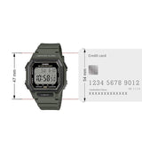 Casio Digital Unisex Watch W-738H-3AVDF - D443
