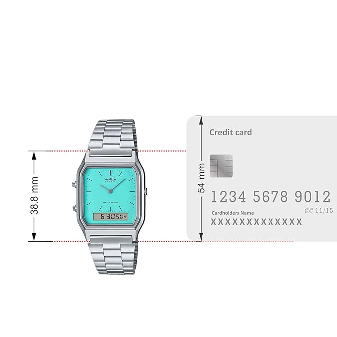 Grey Analog-Digital - Unisex Watch- VINTAGE COLLECTION AQ-230A-2A2MQYDF - AD271