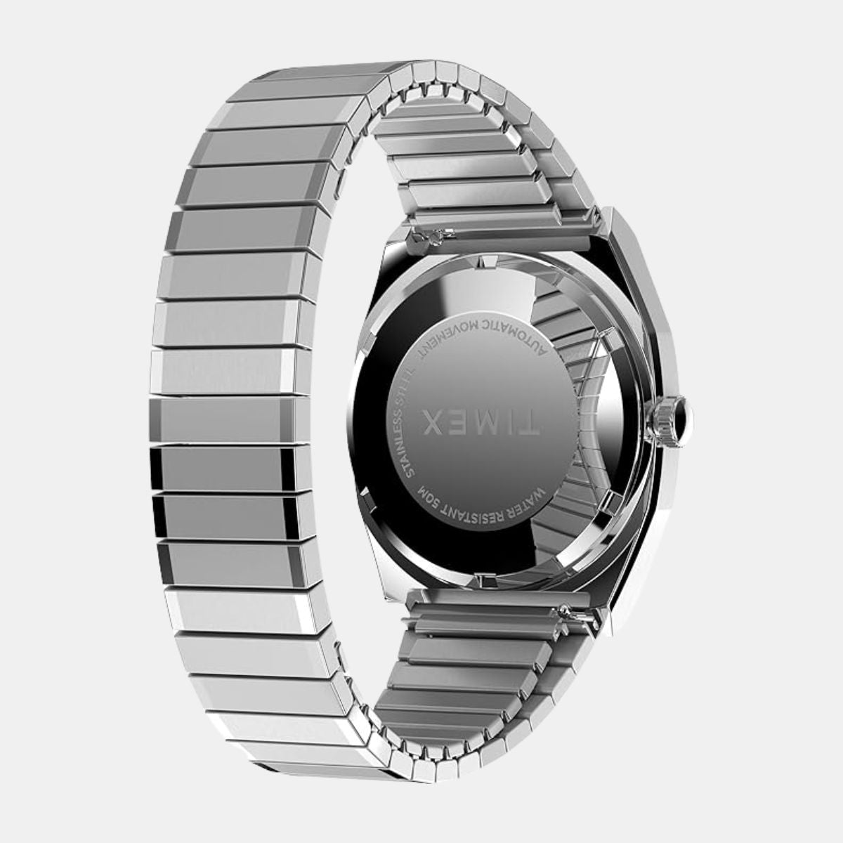 Timex Q TIMEX Men Blue Rectangle Dial Automatic Analog Watch - TW2Y07300UJ