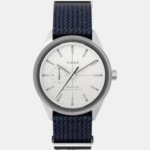Timex Marlin Jet Automatic 38mm Fabric Strap Watch TW2V72300U9 - KRISHNA WATCH COMPANY