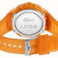Lacoste LC33 Dual-Display Multifunction  Orange Silicone Strap 2011431