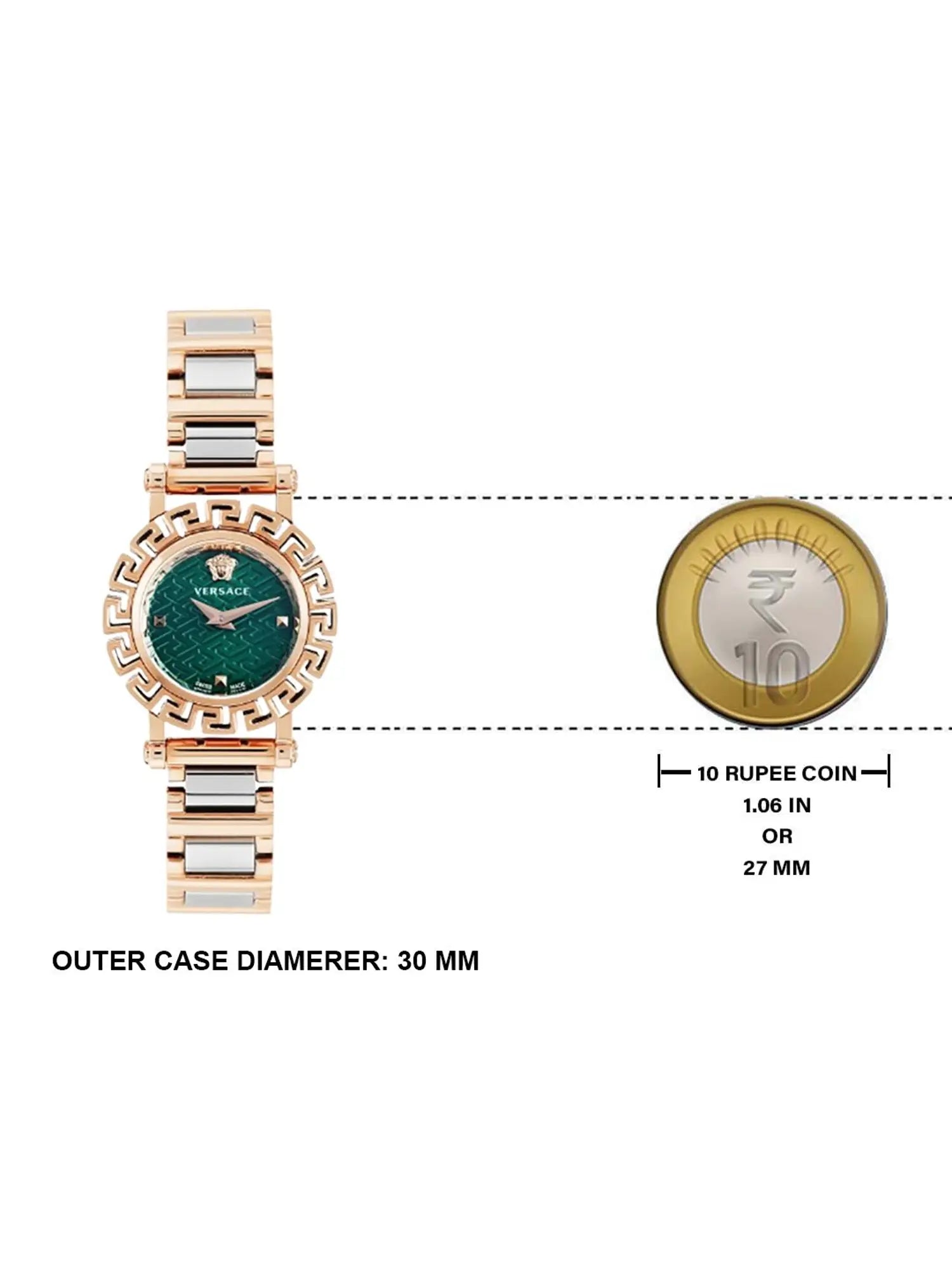 Versace Greca Glam Watch for Women - VE2Q00724