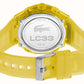 Lacoste LC33 Dual-Display Multifunction  Yellow Silicone Strap 2011430