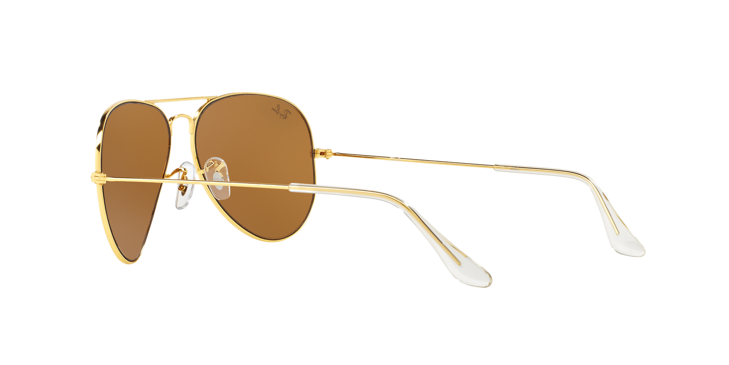 Ray-Ban Unisex UV Protected Brown Lens Pilot Sunglasses - 0RB3025I L9797 58