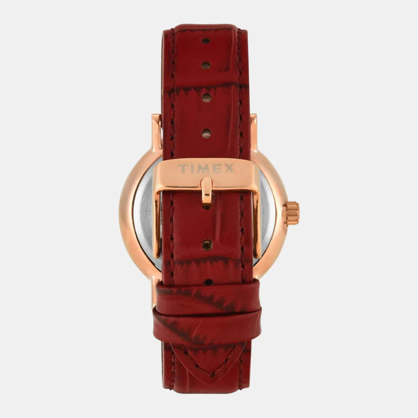 Timex | Cosmic Typography Black Dial Women's Watch - TWEL20300