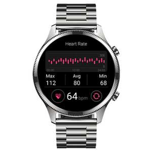 Noise Colorfit Halo Plus Amoled Metal Silver Chain - KRISHNA WATCH COMPANY