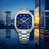 ALBA Retro Sport Emerald Blue Dial Chronograph Watch FOR MEN