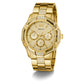 Guess Champagne Round Dial Analog Men Watch - GW0990G2