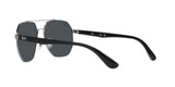 RAY-BAN SUNGLASSES | GUNMETAL SUNGLASSES ( 0RB3714I | IRREGULAR | GUNMETAL FRAME | GREY LENS )