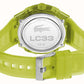 Lacoste LC33 Dual-Display Multifunction  Green Silicone Strap 2011432