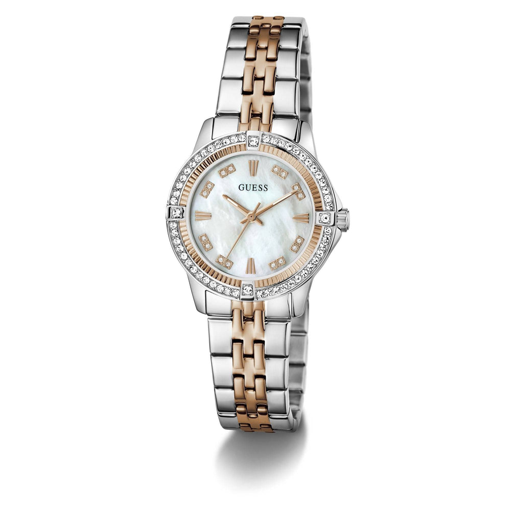 Guess Ladies Two Tone Round Analog Watch - GW1027L5 - KRISHNA WATCH COMPANY