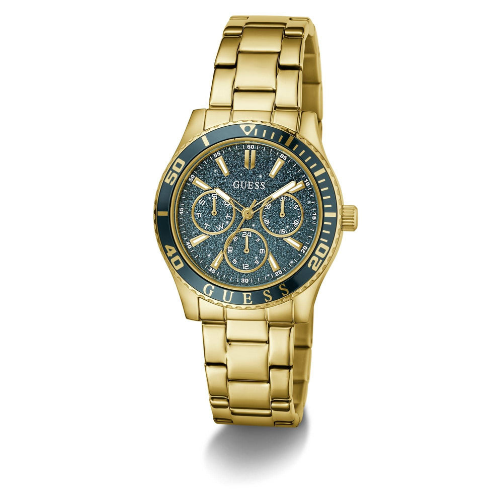 Guess Ladies Teal Dial Analog Women Watch - GW1035L2 - KRISHNA WATCH COMPANY