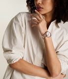 Fossil Gilmore Three-Hand Date Rose Gold-Tone Stainless Steel Watch  - ES5394