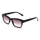 Scott Sunglasses Gradient Grey Lens Wayfarer Sunglass Black Frame SC 2521 C1