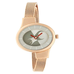 Fastrack Hitlist Quartz Analog Silver Dial Stainless Steel Strap Watch for Girls np6015wm01 / - KRISHNA WATCH COMPANY